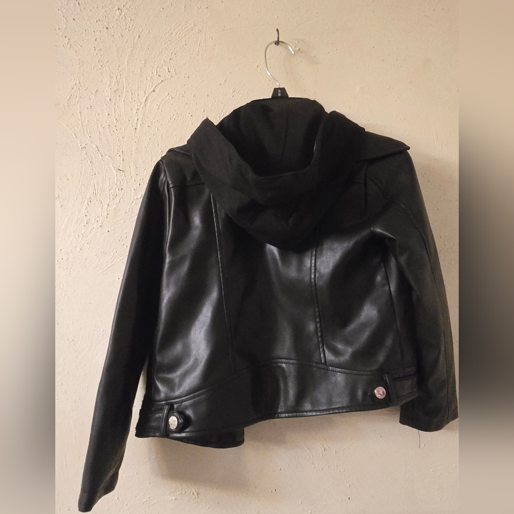 Guess Black Leather Outerwear - Picture 3 of 3